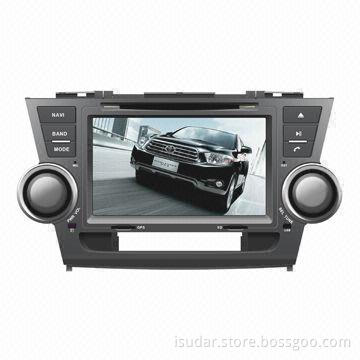 8-inch 2-DIN+Android 4.0 car DVD player with GPS for Toyota Highlander 2008-2012